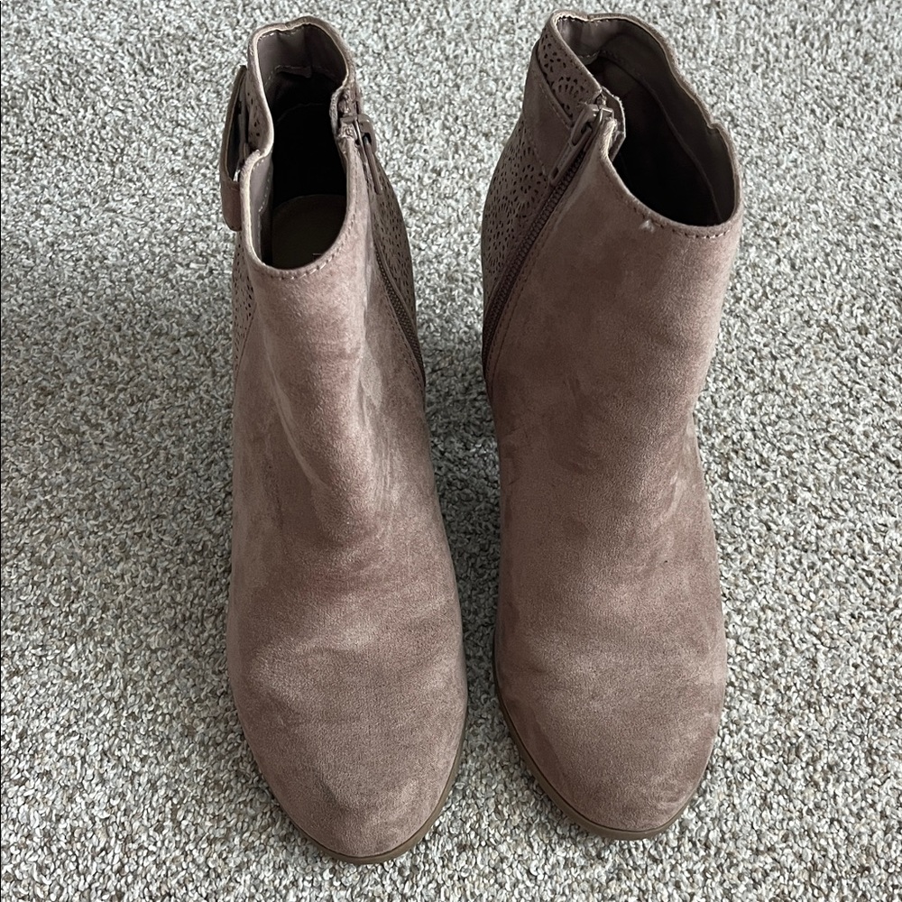 Chic Suede Ankle Booties
